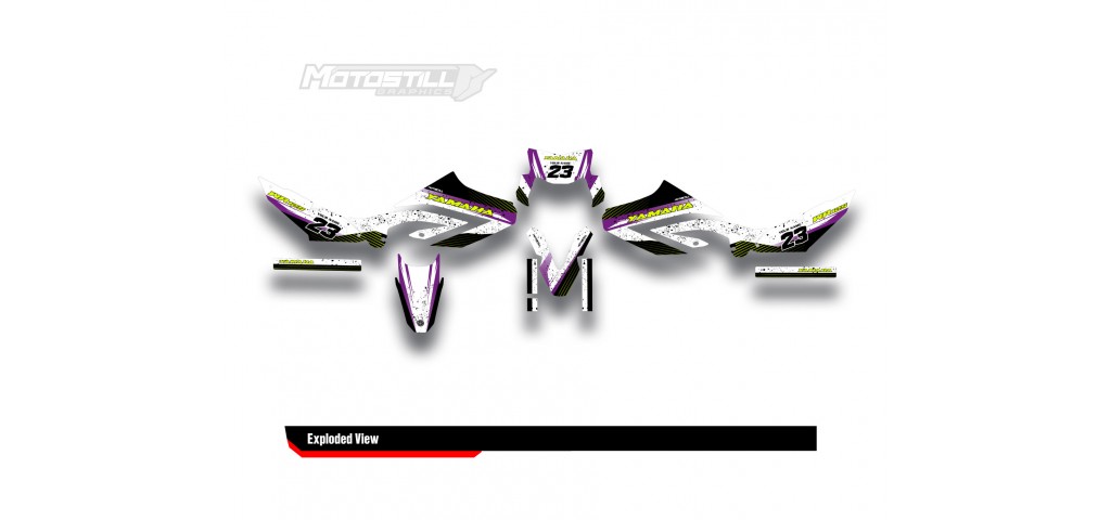 YAMAHA WR125 R-X GRAPHIC STICKER SET DECAL KIT
