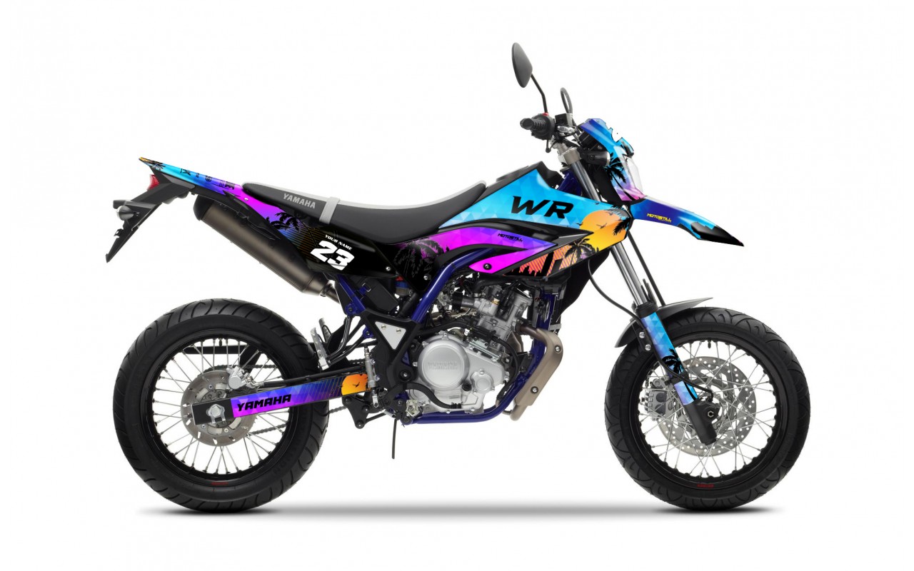 YAMAHA WR125 R-X GRAPHIC STICKER SET DECAL KIT