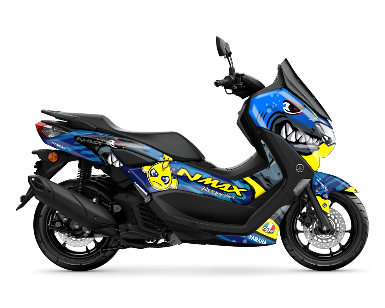 YAMAHA NMAX GRAPHIC STICKER SET - DECAL KIT