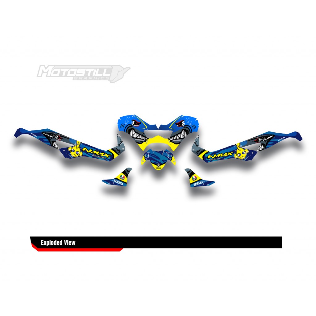 YAMAHA NMAX GRAPHIC STICKER SET - DECAL KIT
