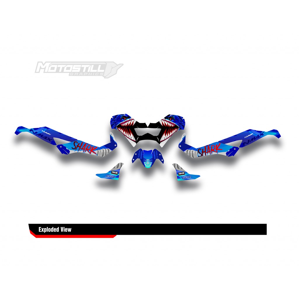 YAMAHA NMAX GRAPHIC STICKER SET - DECAL KIT