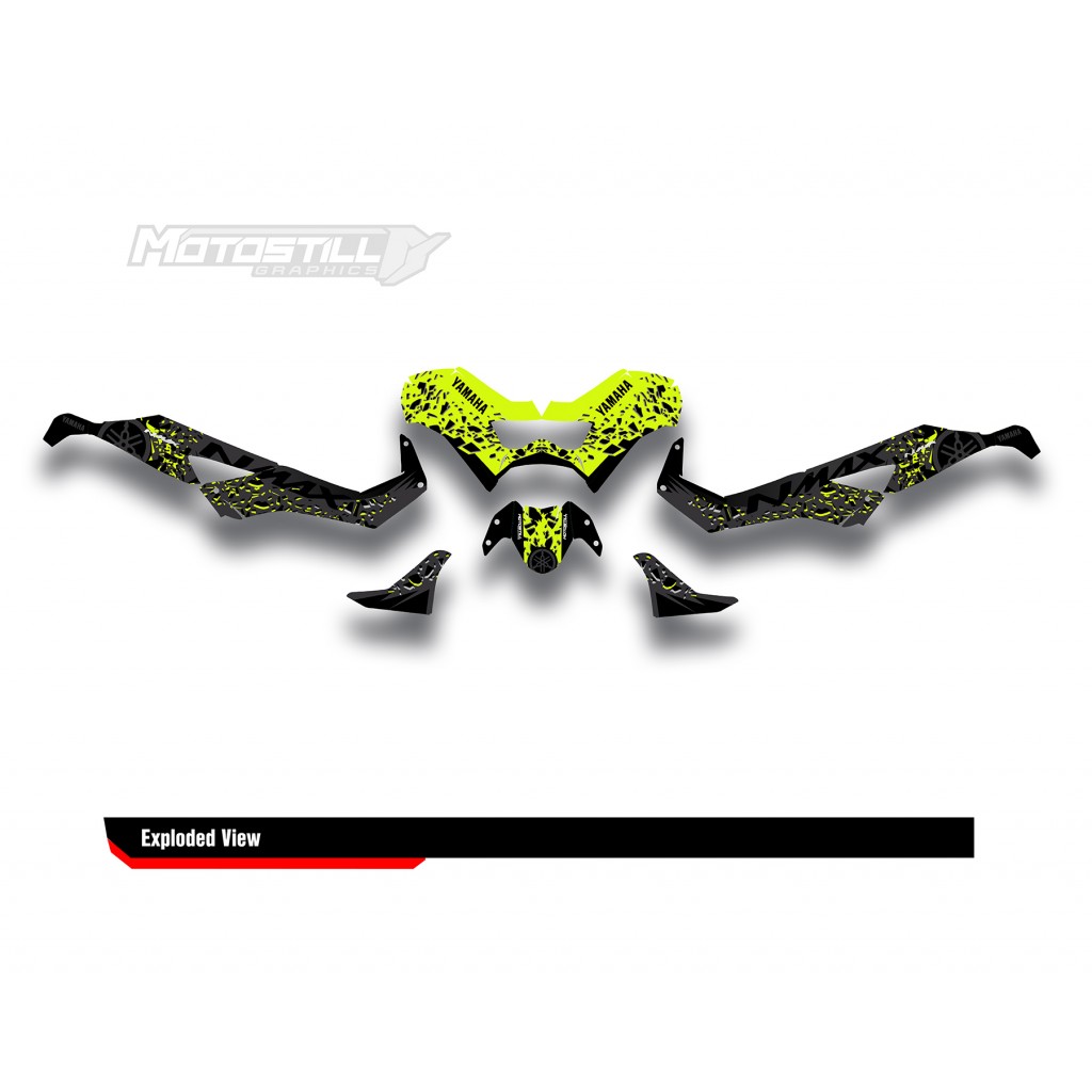 YAMAHA NMAX GRAPHIC STICKER SET - DECAL KIT