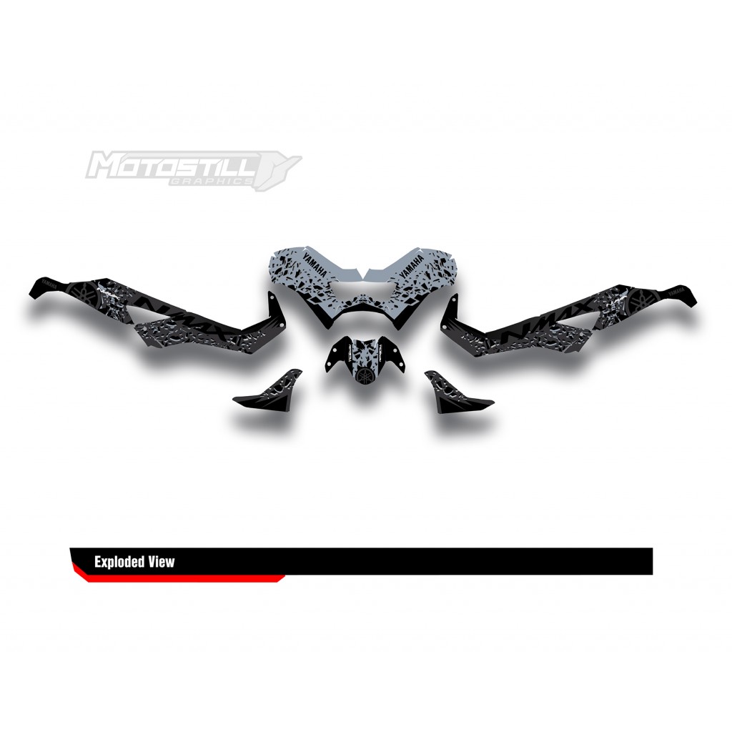 YAMAHA NMAX GRAPHIC STICKER SET - DECAL KIT
