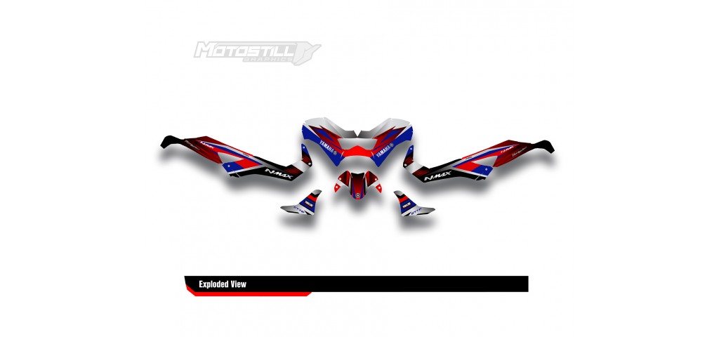 YAMAHA NMAX GRAPHIC STICKER SET - DECAL KIT