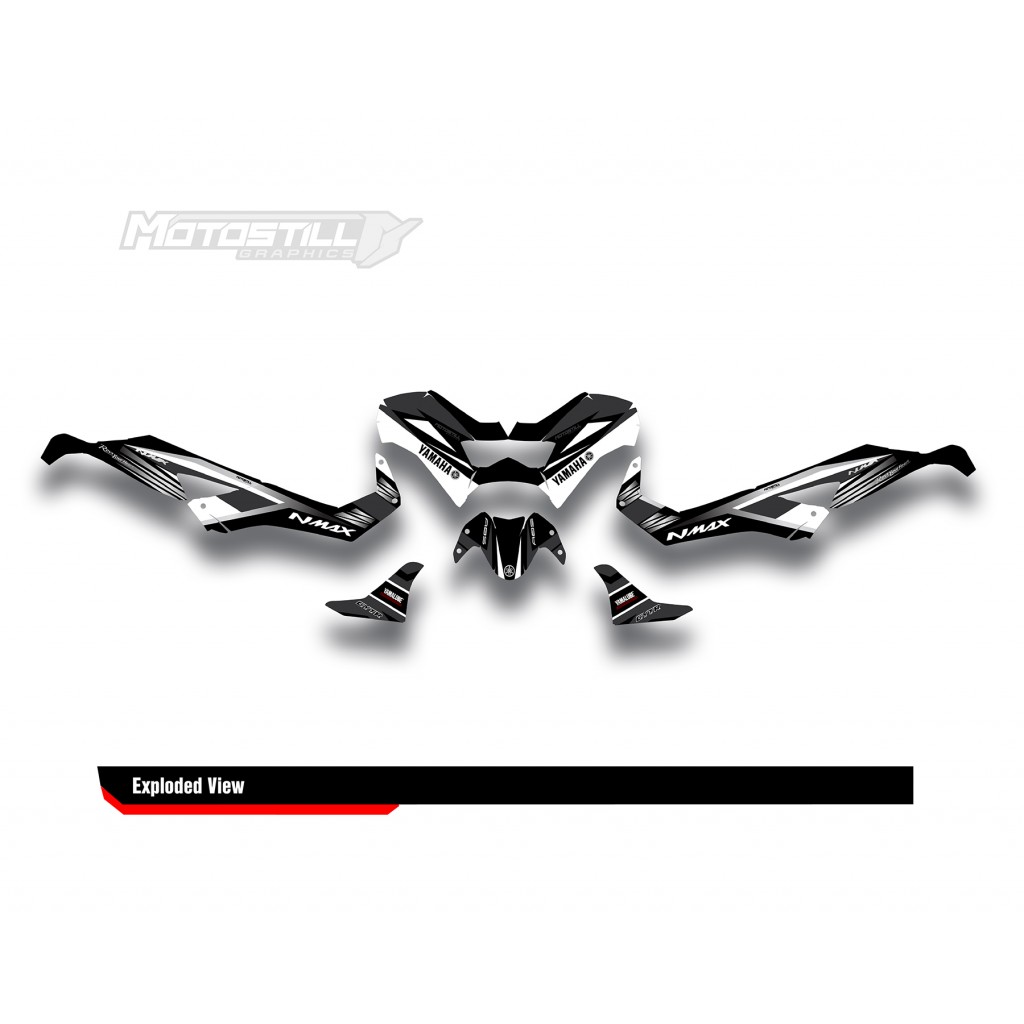 YAMAHA NMAX GRAPHIC STICKER SET - DECAL KIT