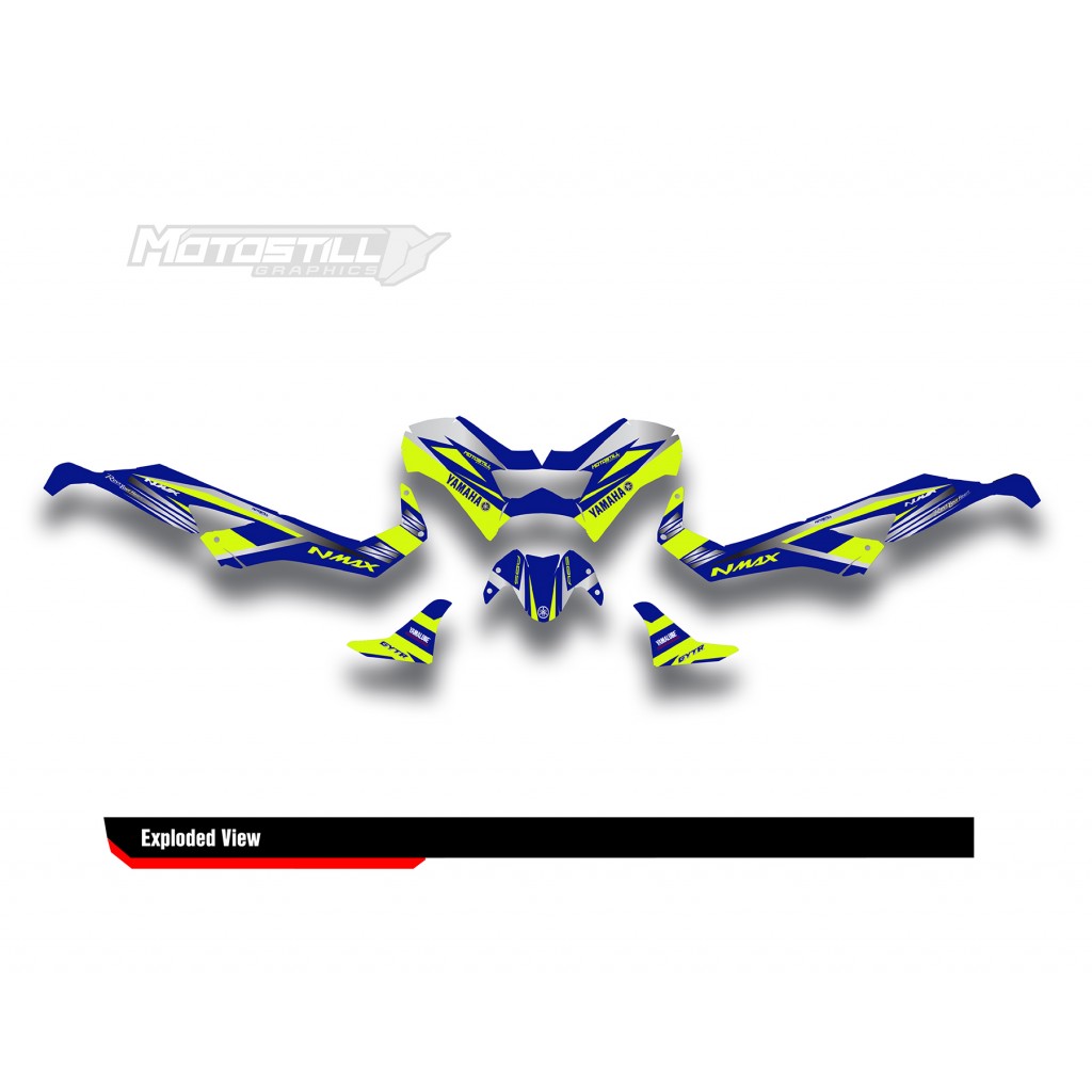 YAMAHA NMAX GRAPHIC STICKER SET - DECAL KIT