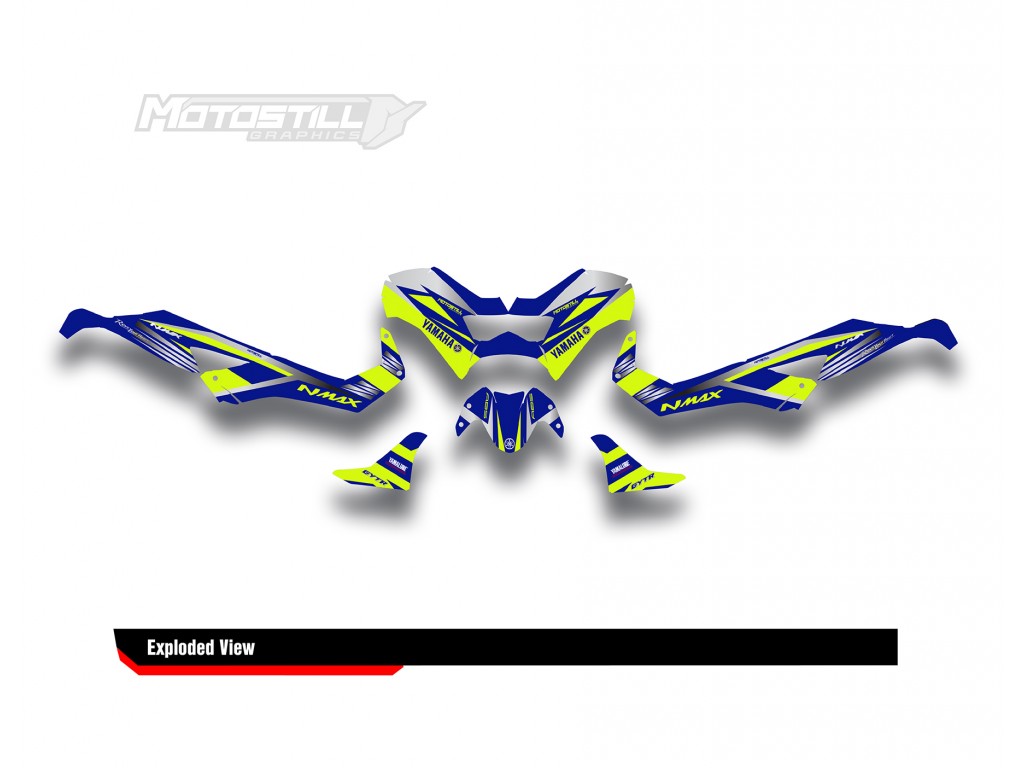 YAMAHA NMAX GRAPHIC STICKER SET - DECAL KIT