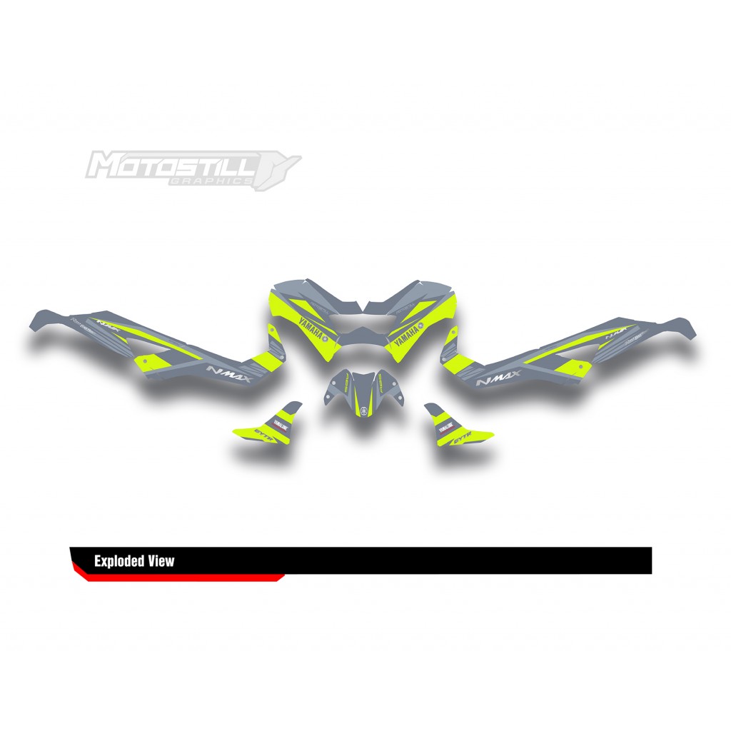 YAMAHA NMAX GRAPHIC STICKER SET - DECAL KIT