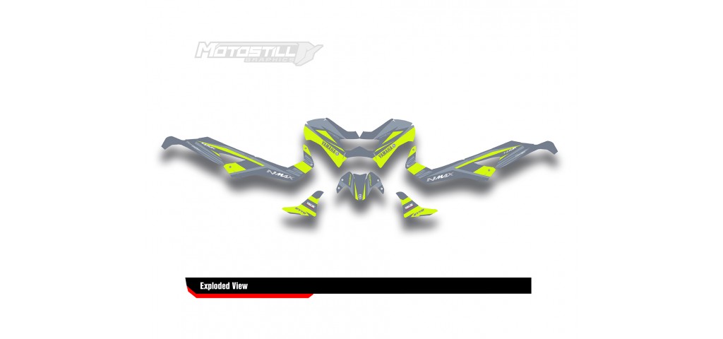 YAMAHA NMAX GRAPHIC STICKER SET - DECAL KIT