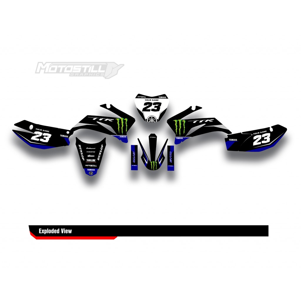 YAMAHA TTR 110 2008-2025 GRAPHIC DECAL KIT