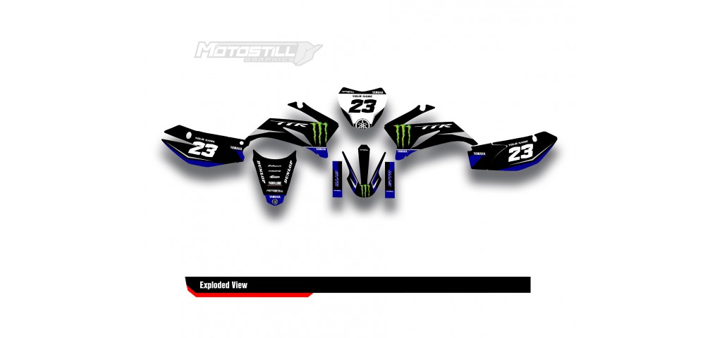 YAMAHA TTR 110 2008-2025 GRAPHIC DECAL KIT