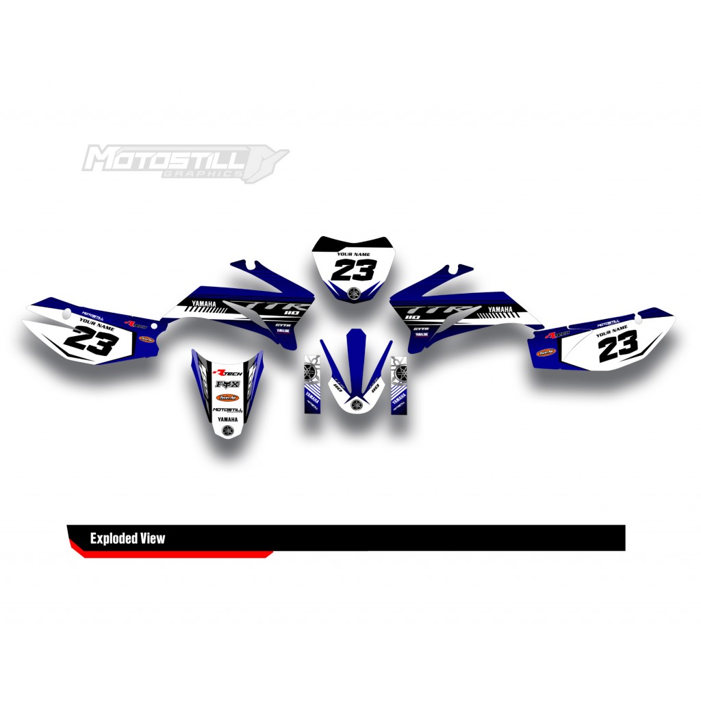 YAMAHA TTR 110 2008-2025 GRAPHIC DECAL KIT