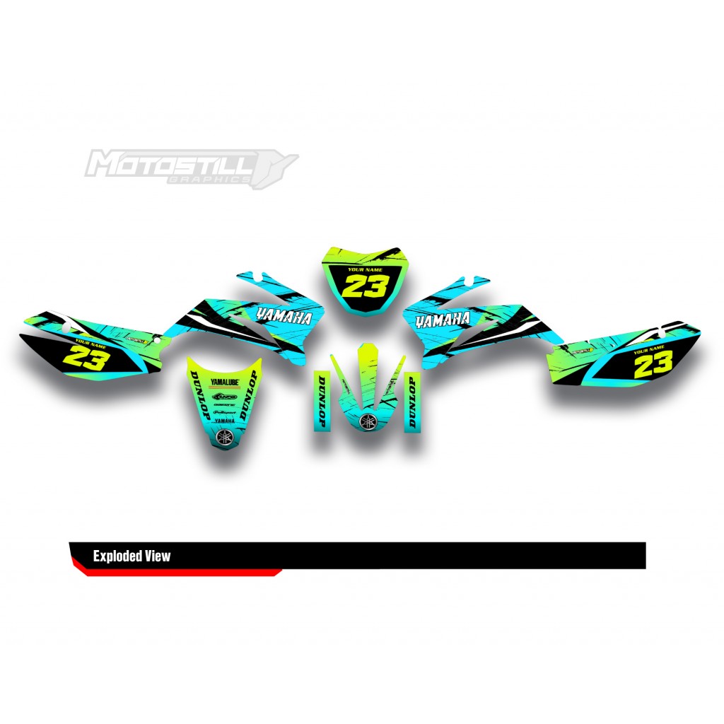 YAMAHA TTR 110 2008-2025 GRAPHIC DECAL KIT