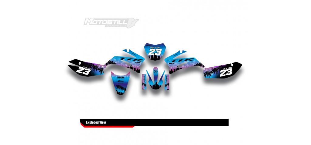 YAMAHA TTR 110 2008-2025 GRAPHIC DECAL KIT
