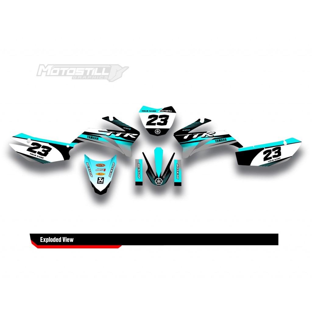 YAMAHA TTR 110 2008-2025 GRAPHIC DECAL KIT