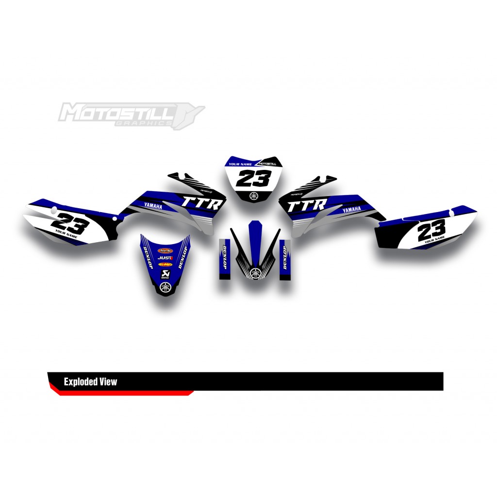 YAMAHA TTR 110 2008-2025 GRAPHIC DECAL KIT