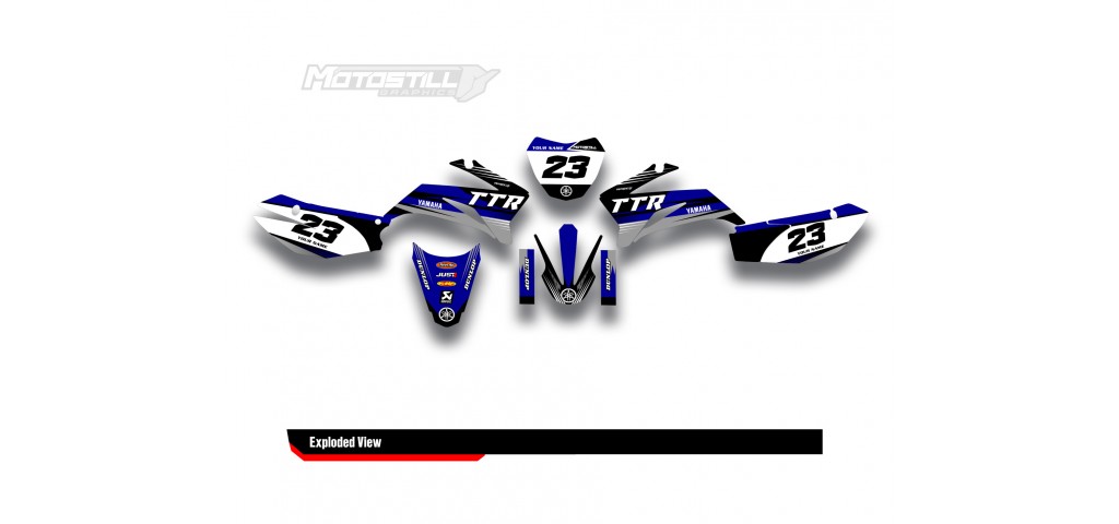 YAMAHA TTR 110 2008-2025 GRAPHIC DECAL KIT