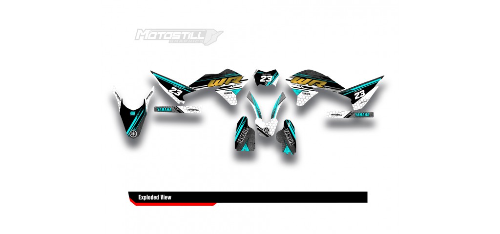 YAMAHA WR250 R-X GRAPHIC STICKER SET DECAL KIT