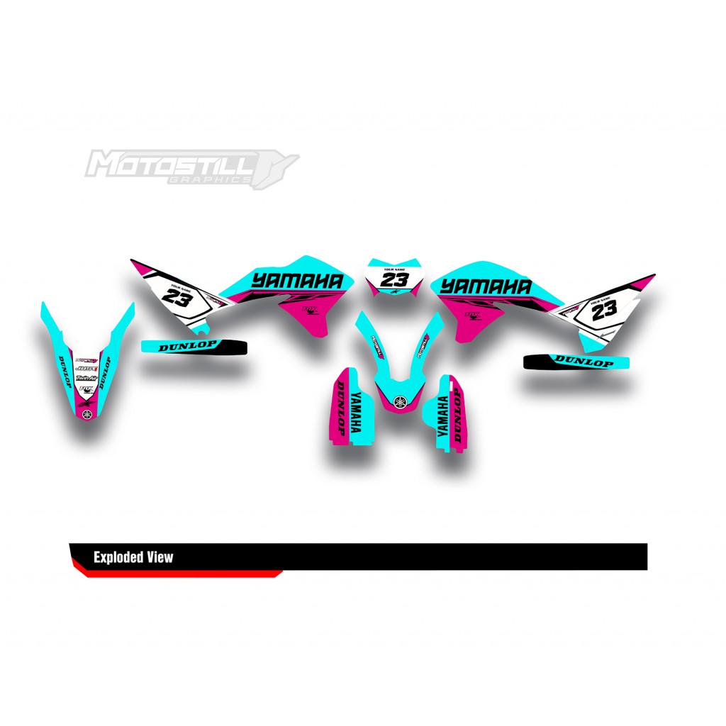 YAMAHA WR250 R-X GRAPHIC STICKER SET DECAL KIT
