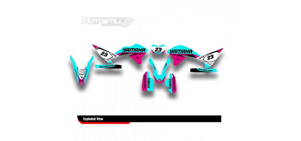 YAMAHA WR250 R-X GRAPHIC STICKER SET DECAL KIT