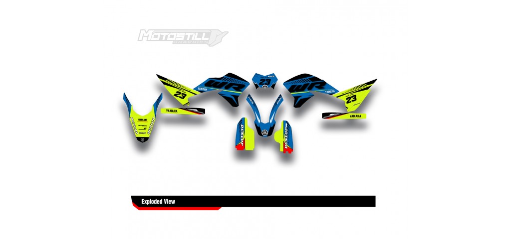 YAMAHA WR250 R-X GRAPHIC STICKER SET DECAL KIT