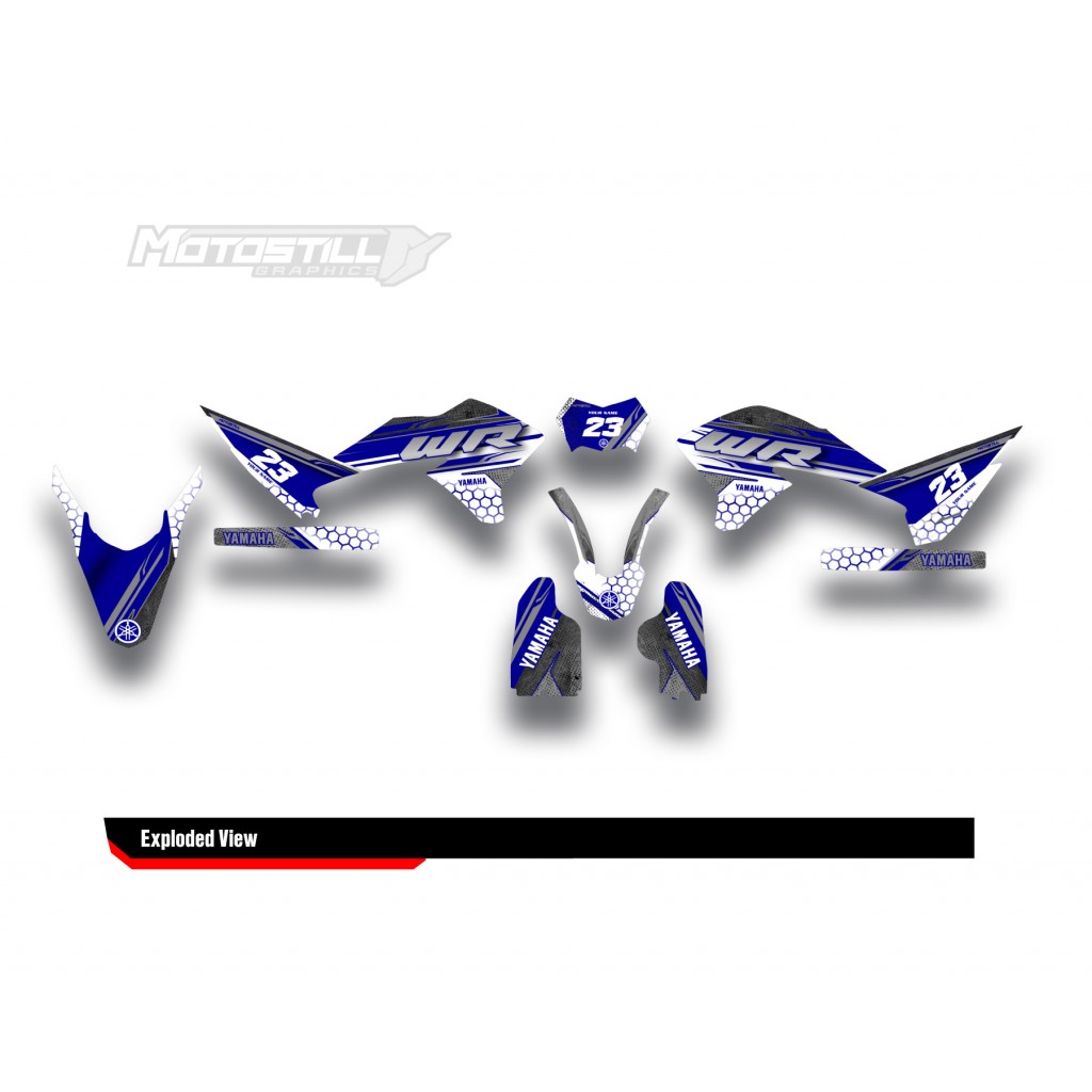 YAMAHA WR250 R-X GRAPHIC STICKER SET DECAL KIT