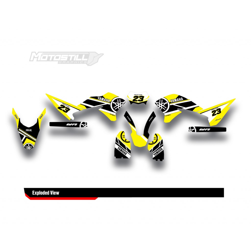 YAMAHA WR250 R-X GRAPHIC STICKER SET DECAL KIT