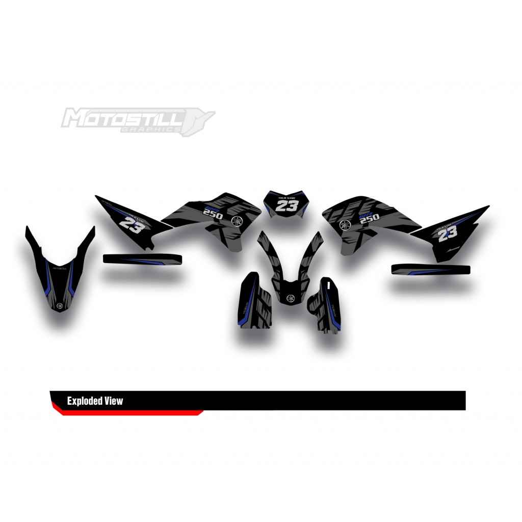 YAMAHA WR250 R-X GRAPHIC STICKER SET DECAL KIT