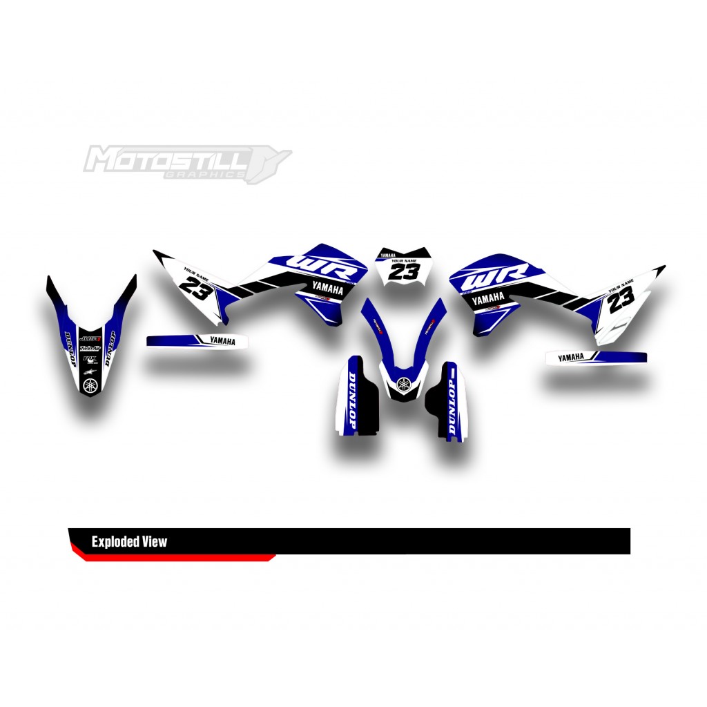 YAMAHA WR250 R-X GRAPHIC STICKER SET DECAL KIT