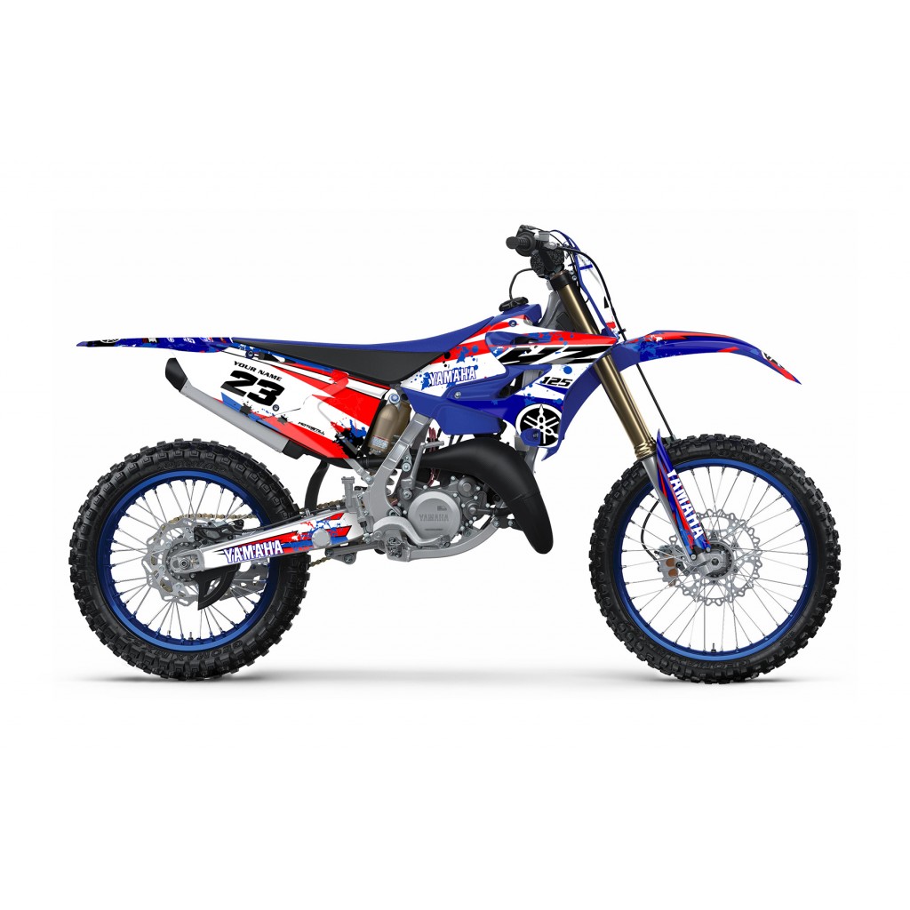 YAMAHA YZ 125 - 250 GRAPHIC STICKER SET DECAL KIT