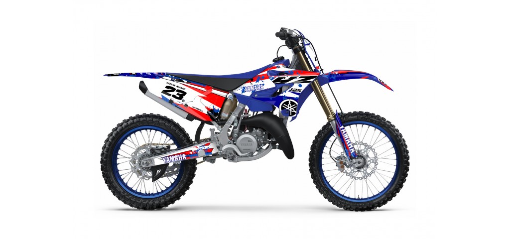YAMAHA YZ 125 - 250 GRAPHIC STICKER SET DECAL KIT