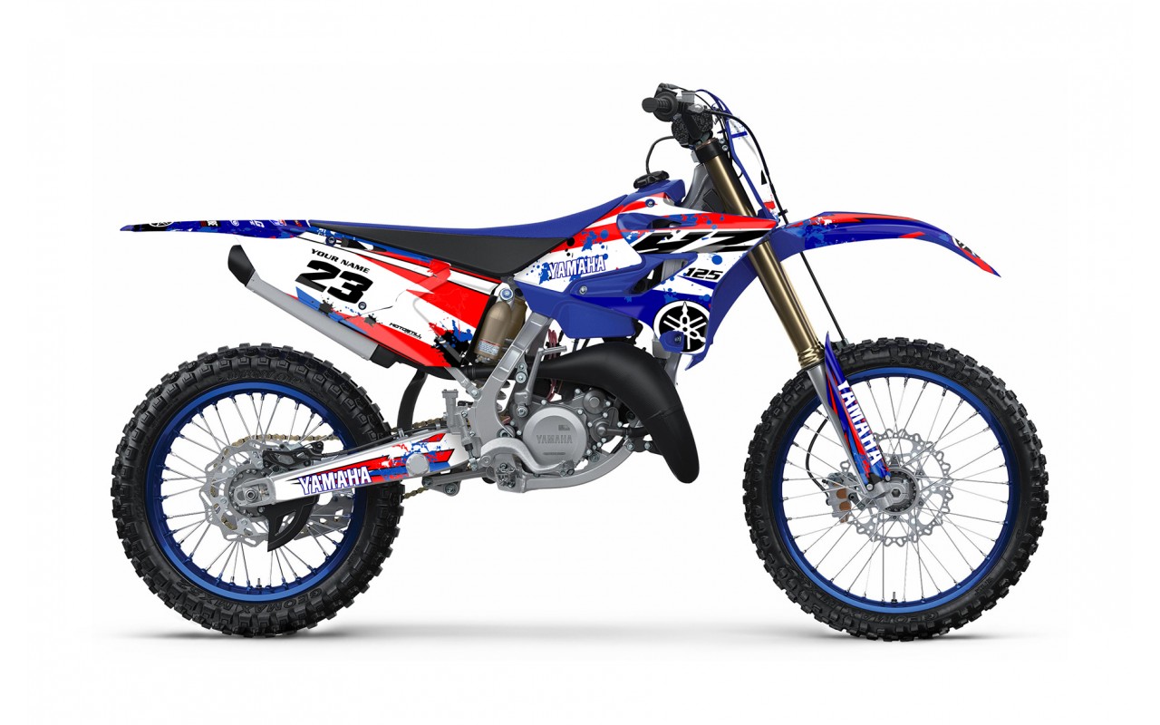 YAMAHA YZ 125 - 250 GRAPHIC STICKER SET DECAL KIT