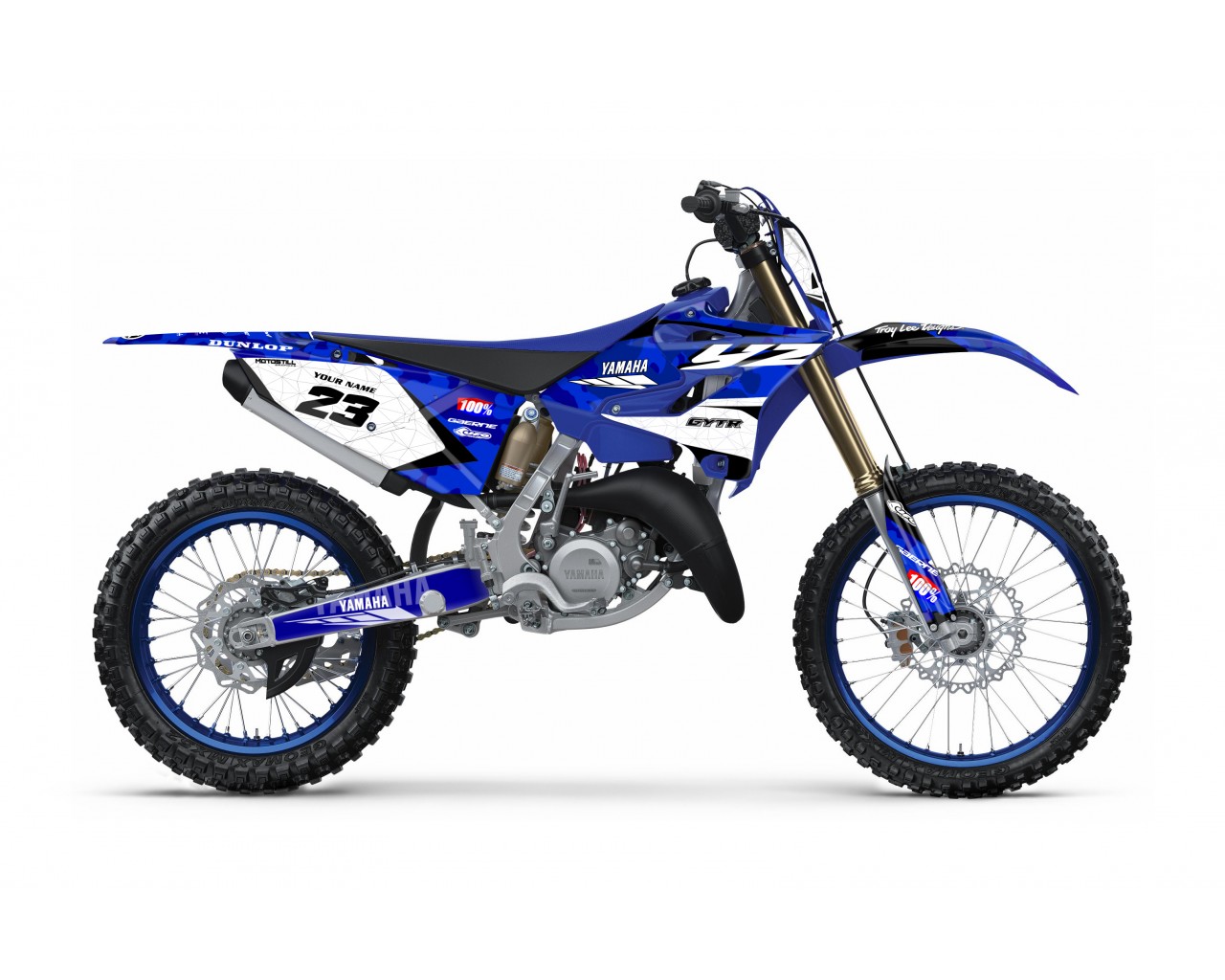 YAMAHA YZ 125 - 250 GRAPHIC STICKER SET DECAL KIT
