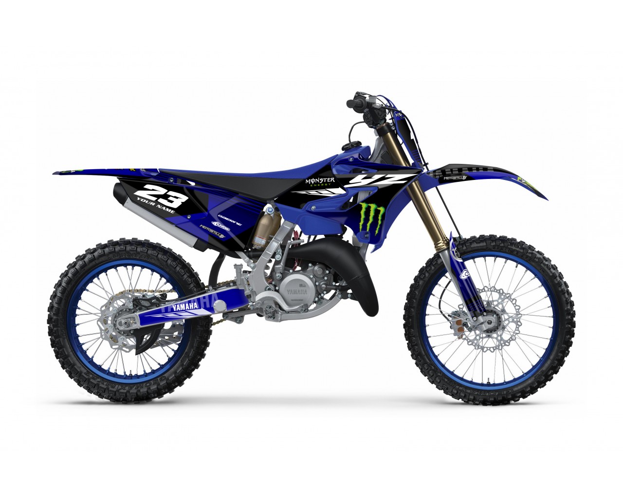 YAMAHA YZ 125 - 250 GRAPHIC STICKER SET DECAL KIT