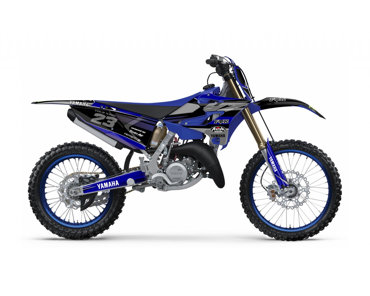 YAMAHA YZ 125 - 250 GRAPHIC STICKER SET DECAL KIT