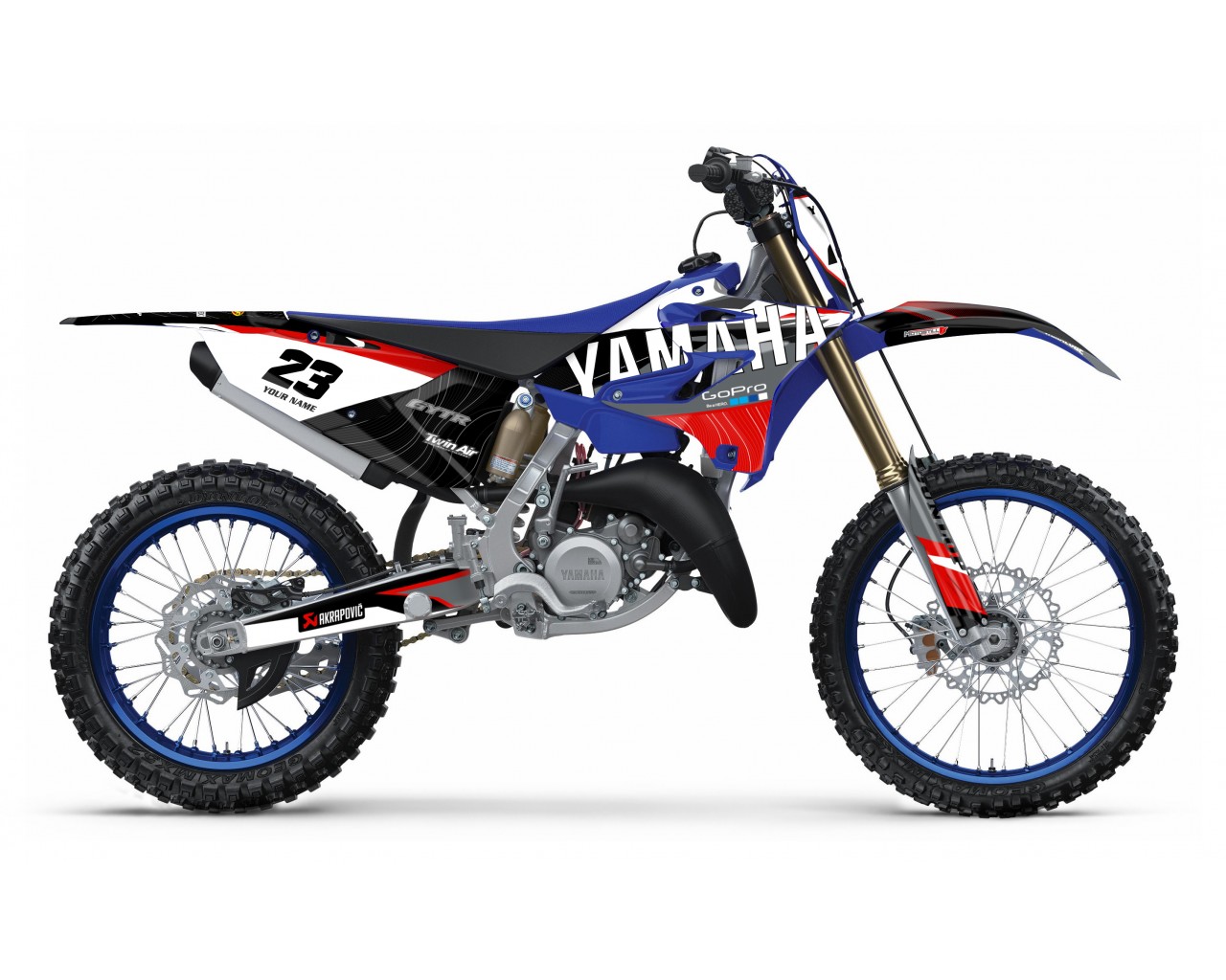 YAMAHA YZ 125 - 250 / 2015-2021 GRAPHIC SET DECAL KIT