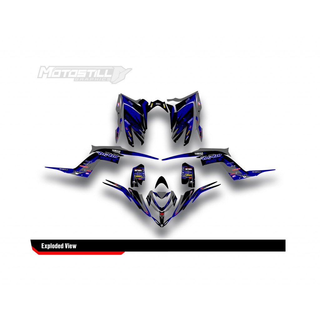 Yamaha Raptor 700 2006 - 2024 Graphıc Set - Decal Kıt