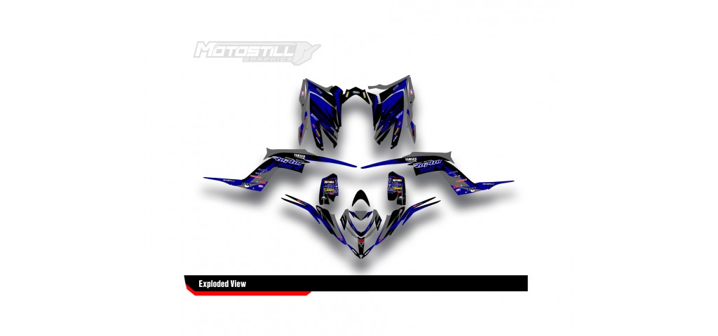 Yamaha Raptor 700 2006 - 2024 Graphıc Set - Decal Kıt