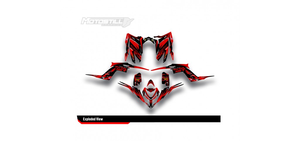 Yamaha Raptor 700 2006 - 2024 Graphıc Set - Decal Kıt