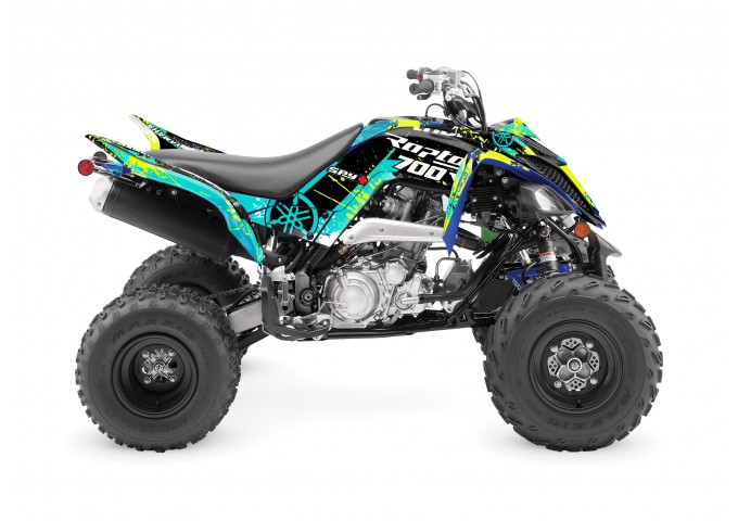 YAMAHA RAPTOR 700 2013-2019 ATV GRAPHIC STICKER SET DECAL KIT