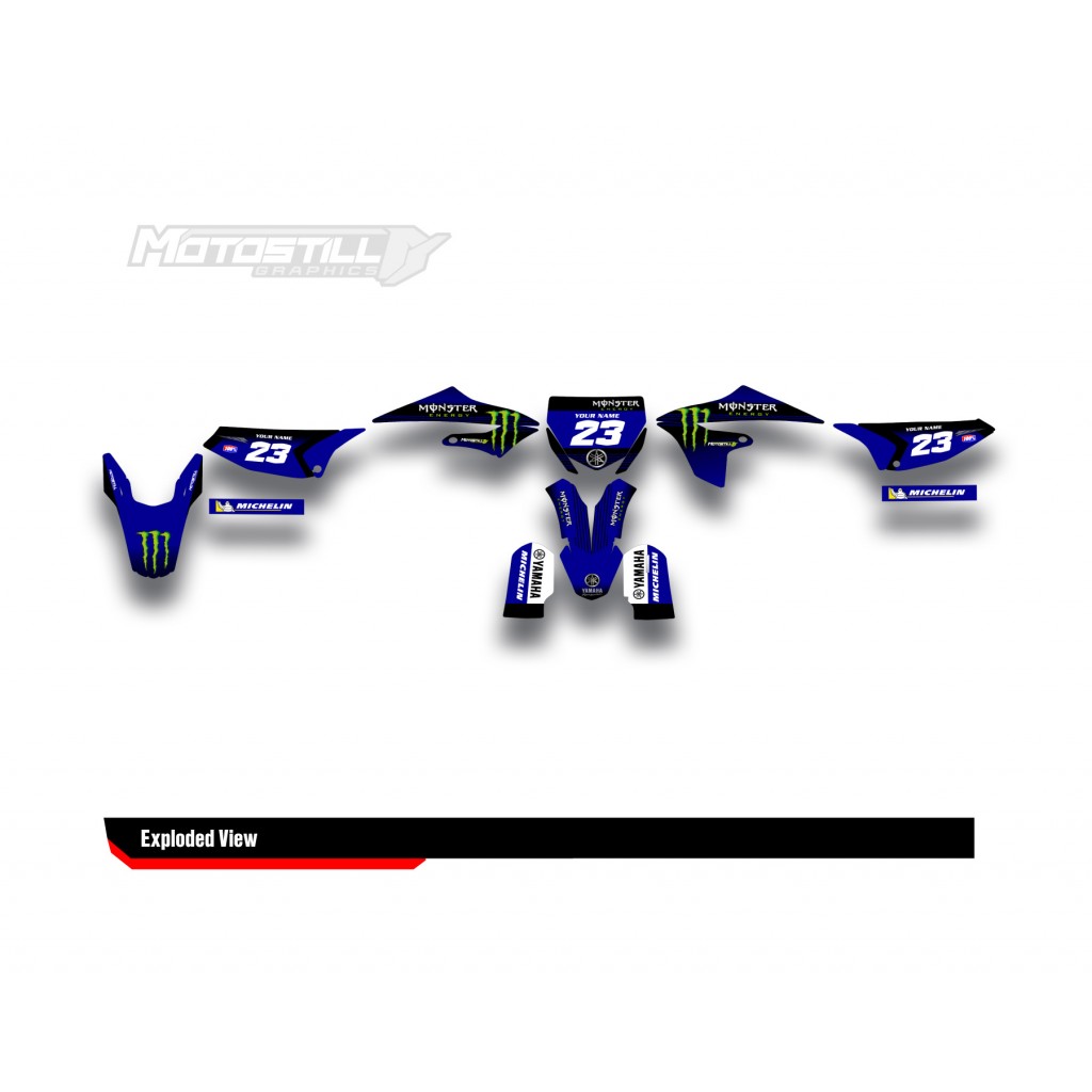 YAMAHA YZ 65 GRAPHIC STICKER SET DECAL KIT