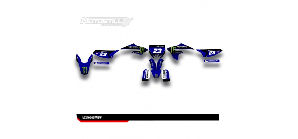 YAMAHA YZ 65 GRAPHIC STICKER SET DECAL KIT