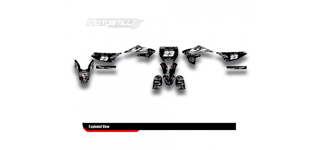 YAMAHA YZ 65 GRAPHIC STICKER SET DECAL KIT