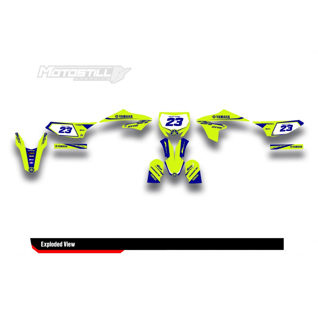 YAMAHA YZ 65 GRAPHIC STICKER SET DECAL KIT