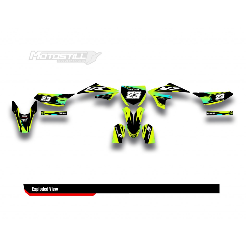 YAMAHA YZ 65 GRAPHIC STICKER SET DECAL KIT