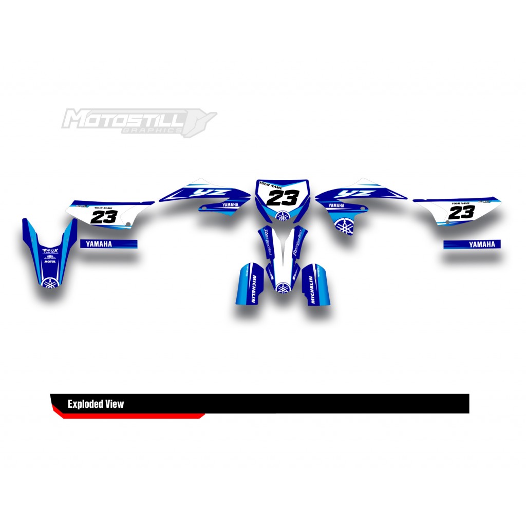 YAMAHA YZ 65 GRAPHIC STICKER SET DECAL KIT