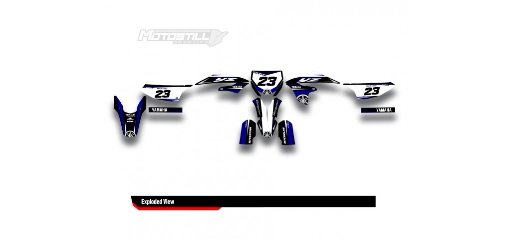 YAMAHA YZ 65 GRAPHIC STICKER SET DECAL KIT