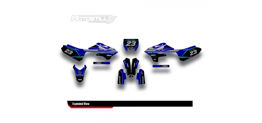 YAMAHA YZ 85 GRAPHIC STICKER SET DECAL KIT