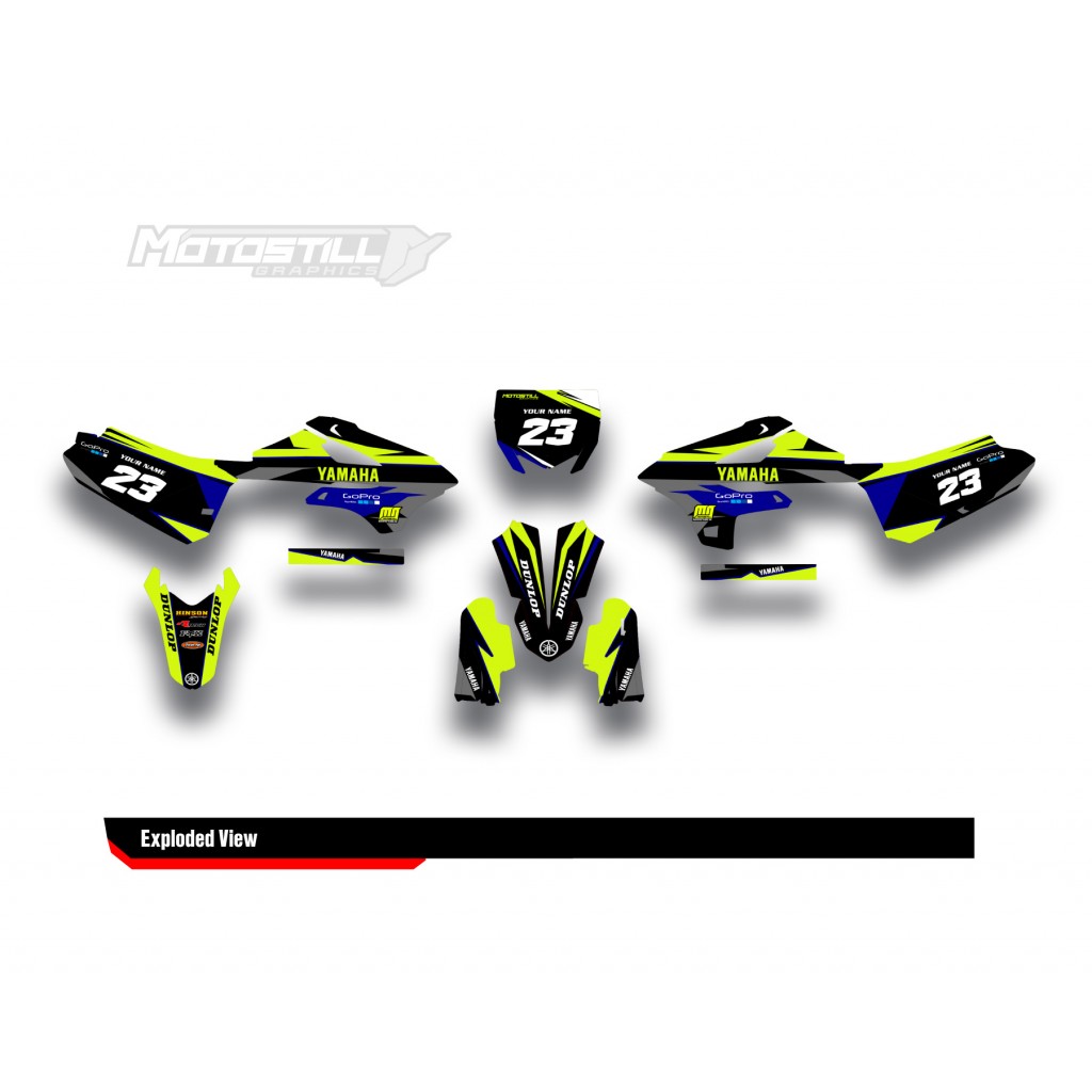 YAMAHA YZ 85 GRAPHIC STICKER SET DECAL KIT