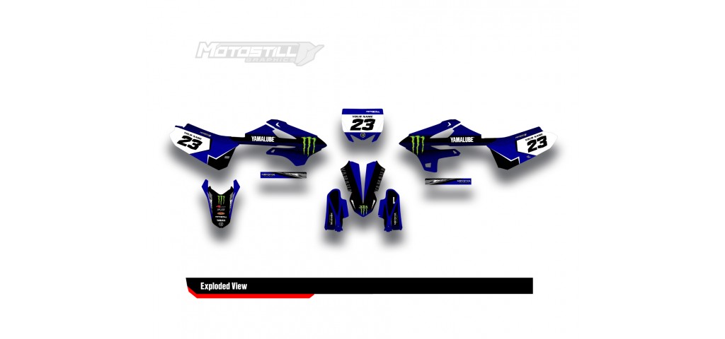 YAMAHA YZ 85 GRAPHIC STICKER SET DECAL KIT